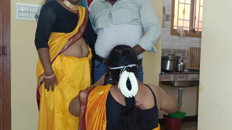 Pushpa porn: Hot Threesome