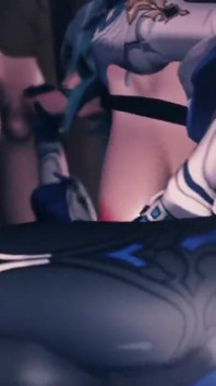 Eula Lawrence Gives Aether an Amazing Blowjob Like a Pornstar in Public Genshin Impact Porn Dragk