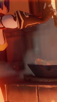 Xiangling Gets Her Ass Penetrated on the Kitchen's Floor First Time Anal Genshin Impact Porn Aether