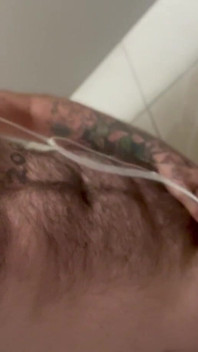 Stroking in the Bathroom