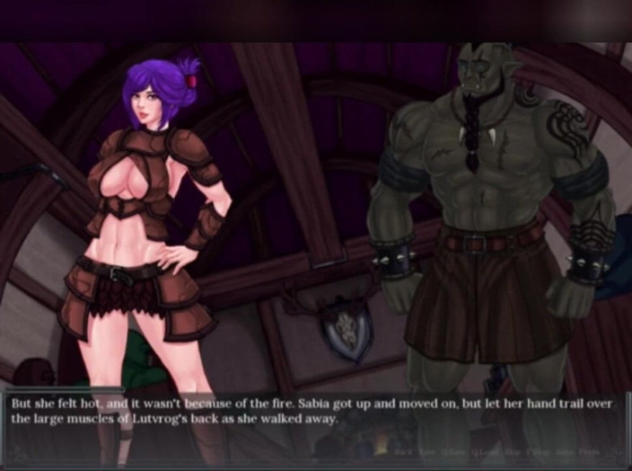 3DXXXTEEN2 Cartoon: Sabia hraje nadrženého boha pro nadržené orky. 3D porno kreslený sex