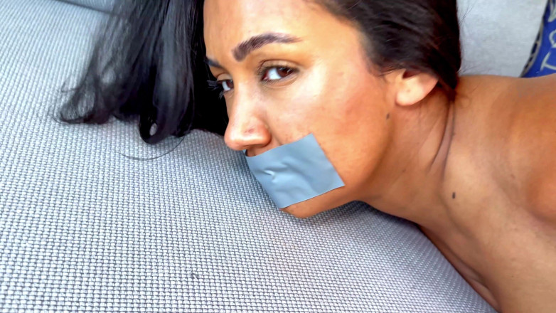 Latina Fetish: Courtney: Duct Tape Domination