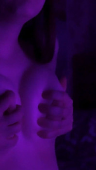 Neighbor's Big Bouncing Breasts. I Squeeze Nipples to the Moaning