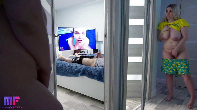 Miss Fantasy: Stieftochter beobachtet stiefvater, teil 2