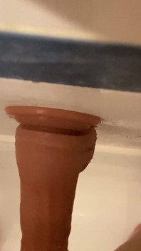 Riding My Dildo in the Bathtub Like a Dirty Girl