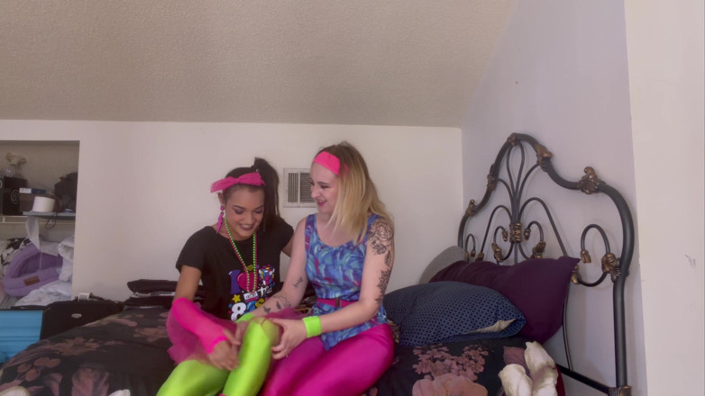 Kink in Time: Zara &amp; Ayla's Sultry '80s Fantasy 4K POV Ecstatic Bondage Play Awaits!