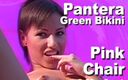 Edge Interactive Publishing: Pantera yeşil bikini pembe sandalye violet vibratör koleksiyon sahnesi
