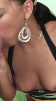 Horny sexy brunette with perfect boobs and body enjoys fucking my cock with her hot shaved pussy
