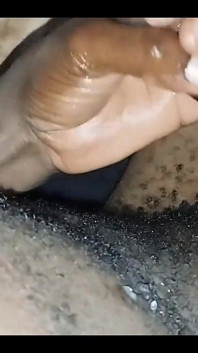 Sexy Kenyan Young Guy Jerking Huge Cumshot at Home