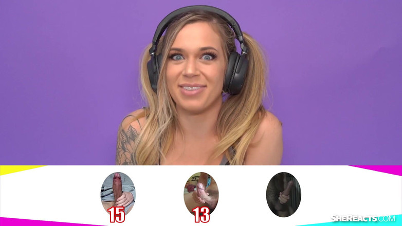 SheReacts: Réaction à la grosse bite de Rory Knox en solo