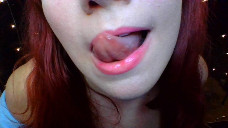 Scarlet Vixen: Licky licky - zunge &amp; mund fetisch