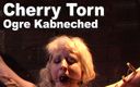 Picticon bondage and fetish: Cherry Torn і Ogre Kabneched бдсм з кляпом у роті, затиснута