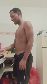 Big Dick Gets Horny When He Cooks