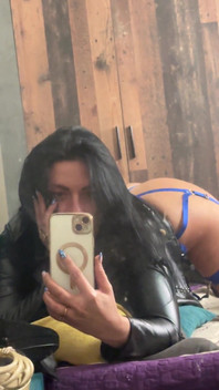 Feeling Myself in the Mirror Just a Sexy Tease Before Things Get Hotter.
