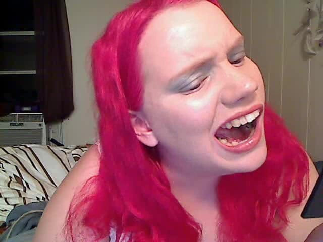 Scarlet Vixen: Fétiche de la bouche avec miroir compact