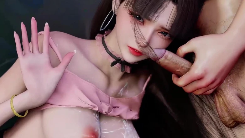 Why fuck so hard: 3D Hot Cute Asian Stripper Got Fucked by Huge Cock