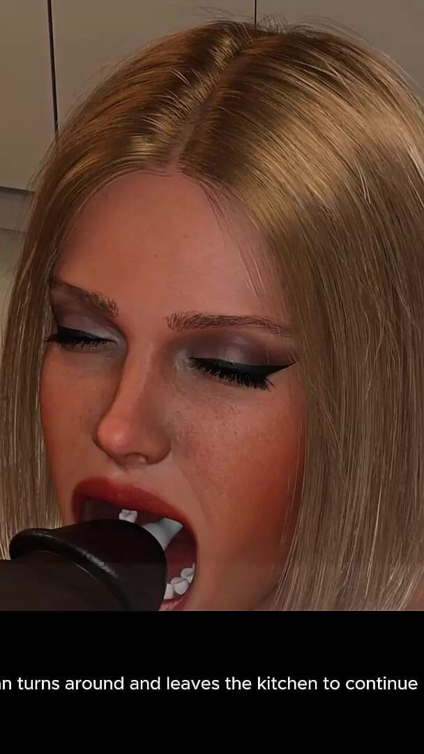He Walked in! Hiding Under the Kitchen Counter for a Sneaky BBC Quickie(ntr Close Call)- Blacked House-#1-mandystarrx-porngame4u (Porn game 4 u)