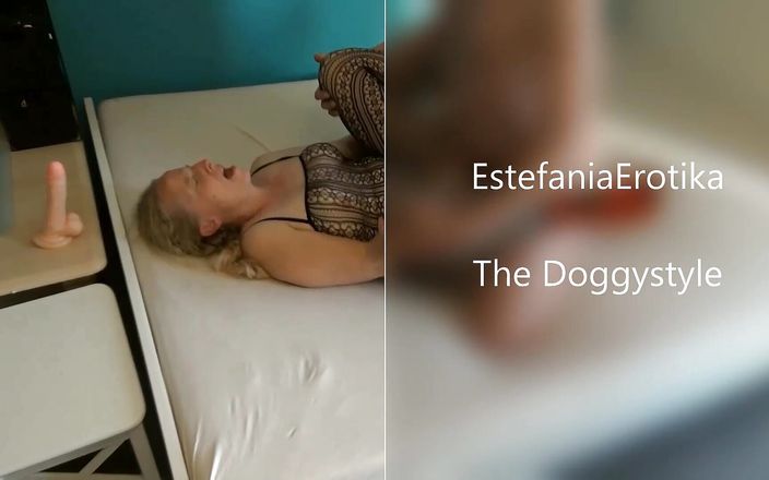 Estefania erotic movie: Блондинку-офіціантку з величезною дупою жорстко відтрахав власник бару в задній кімнаті.