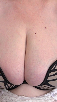 What Bra Would You Like to See Me in at the Christmas Party? Gorgeous Big Tits, Close-up.