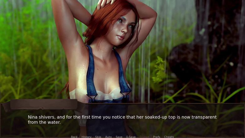 3D Cartoon Porn: Love Sezon 8: Alex-Nina Cave Rain Boob Reveal &amp; First Fuck