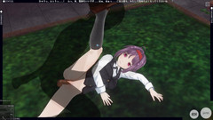 H3DC: 3D Hentai Konno Yuuki je ošukaná na dvoře a vezme...