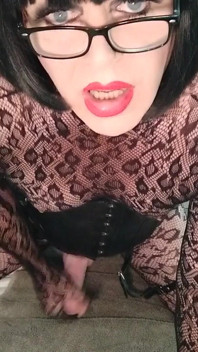 Trans Cat Girl Masturbates