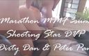Shooting Star: Çoklu boşalmalı üçlü grup seks Peter, Star, Dan