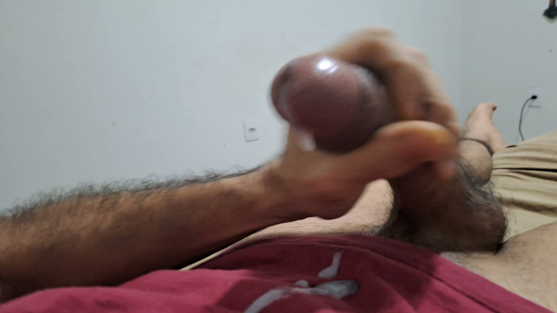 snappyblindfold3: The jerk-off session kept getting more intense until the cum...