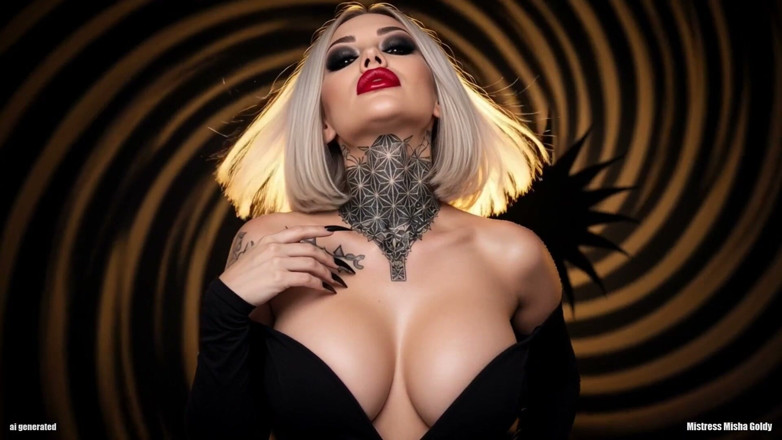 Goddess Misha Goldy: Zwei-mundige die unmögliche Goon-herausforderung