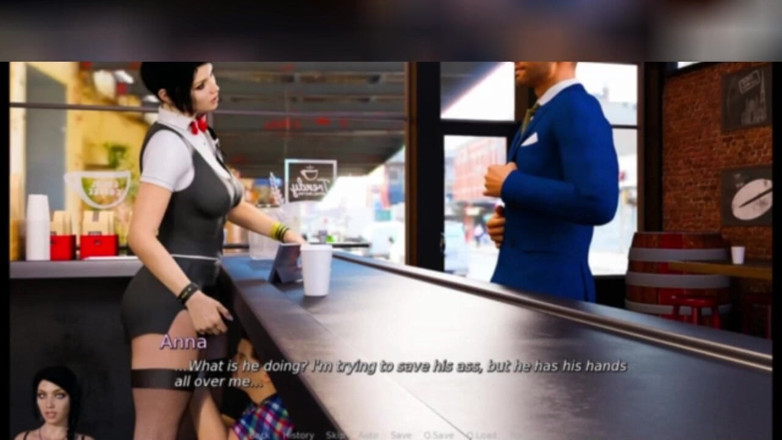 3DXXXTEEN2 Cartoon: Anna genießt es, sahnen zu werden und leidet unter spanking. 3D-porno,...