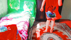 Kitty_Cross: Gonna morbido checca twirling in accogliente camera da letto calda