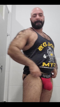 Post Workout Stretching and Showing off