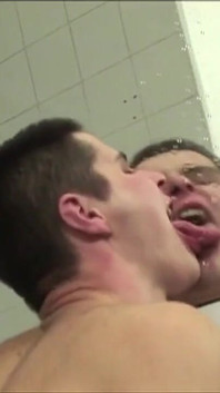 Skin Twink Dominates the Dick Horny New Cumer in the Toilet