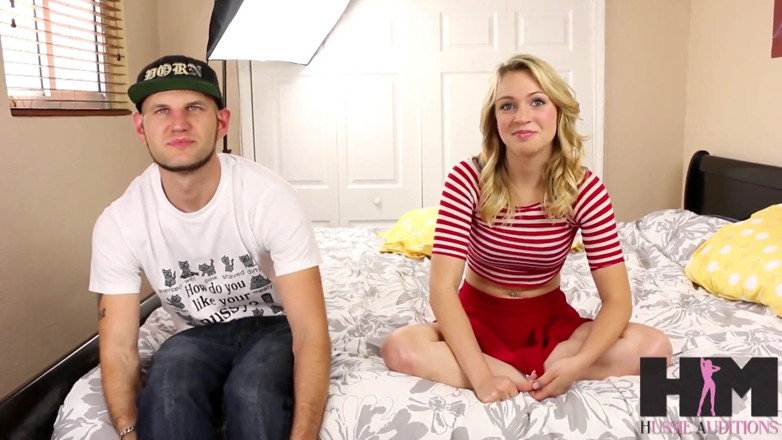 Hussie Auditions: Cali Sparks' aka Zoey Taylor First B/g Scene with Brian...