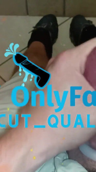 Cumming on the Toilet Seet at Work. Opps