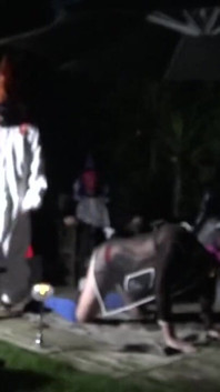 Amateur-cam in der nacht zu halloween ohne gummi gefickt