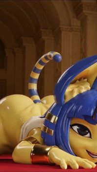 Ankha Animal Crossing Sexo anal animado com os pés