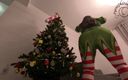 Your fantasy studio: Furzende kniebeugen in weihnachts leggings