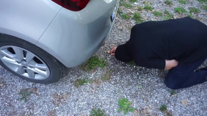 Lady Mesmeratrix Official: Femdom chick wants to punish him outdoor