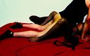 Smash Thots Films: Zdrobesc negresa fierbinte Munroe Blaxx în ciorapi cu plasă