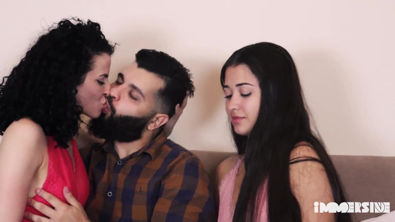 Lady Snow Brasil: Two Wonderful Girls in Their First Threesome