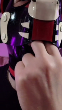 Playful Pup Tease with Fingers and Flex