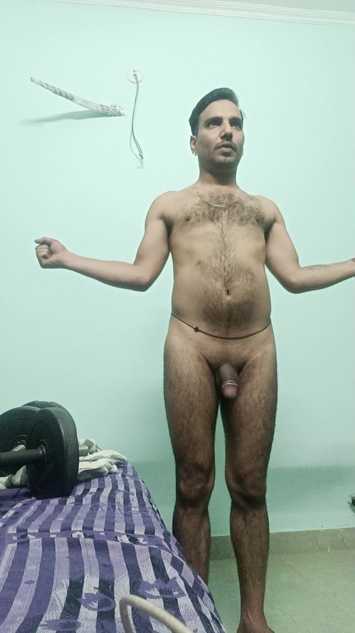 Rajasthani-old-lover: Indisk desi man träning
