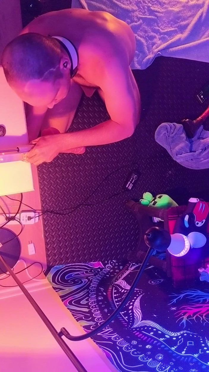 Pup Nico: Machine Gaping Pup's Hole
