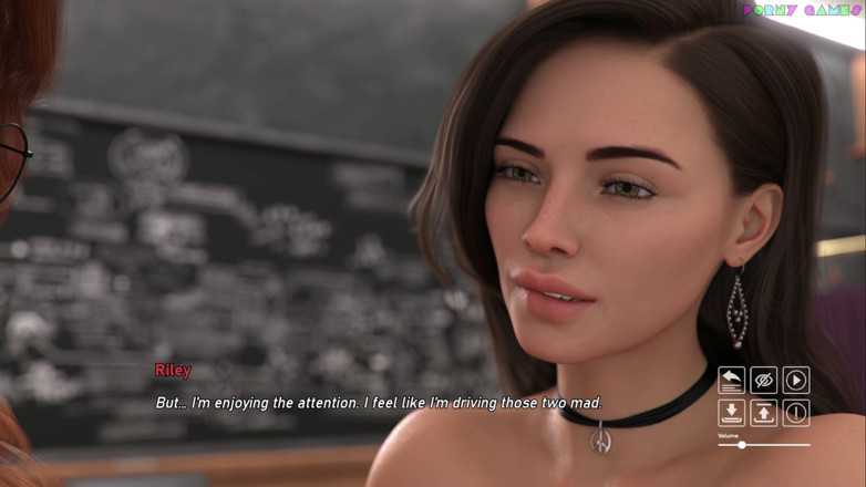 Porny Games: Kroki rozpusty przez Fooxied - gorąca lady pozuje nago na art...