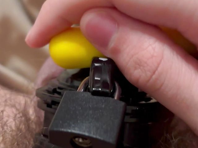 Desperate to cum in my chastity cage (Hornytxteen)