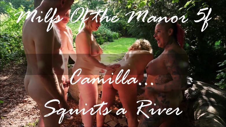 Shooting Star: Mandıranın orta yaşlı seksi kadınları, Camila nehir fışkırtıyor