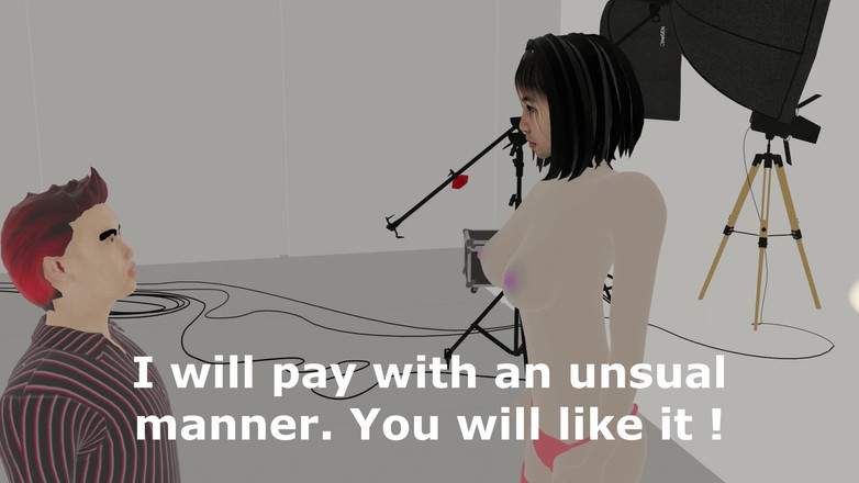 Naughty 3d fairies: Chinesisches Topmodel in roten dessous vom fotografen gefickt