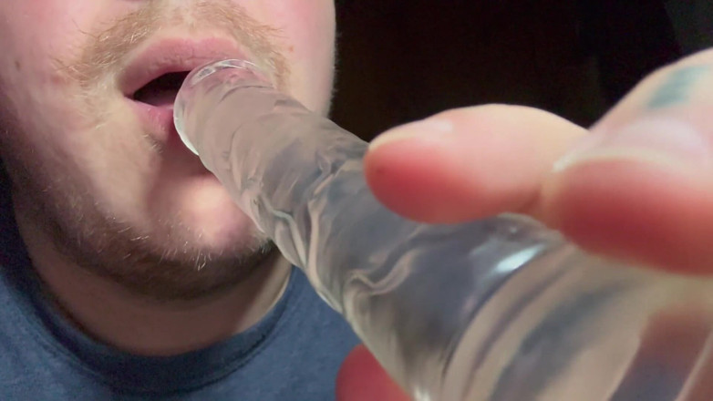 SoftBakedAfterDark: Sucking on My Dildo