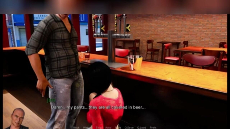 3DXXXTEEN2 Cartoon: Anna gives her first double blowjob. 3D porn cartoon sex